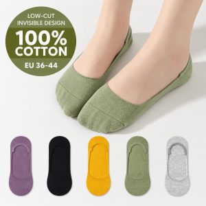 Women’s No Show Socks | Non-Slip Silicone Grip Low Cut Socks | Custom Invisible Socks Manufacturer