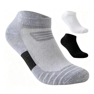 Men’s Sports Socks – Breathable Mesh Running & Basketball Socks with Cushioning | Custom Sports Socks Manufacturer