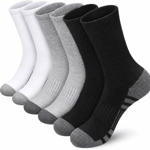 Men’s Cotton Sports Crew Socks | Breathable Color Block Design| Custom Crew Socks Manufacturer