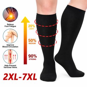 Plus Size Compression Socks | High Compression Stretch Calf Socks| Custom Compression Socks Manufacturer
