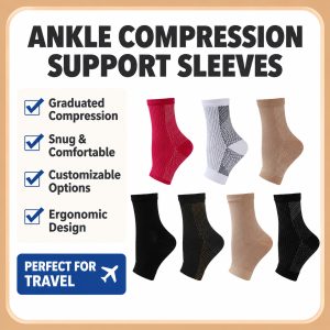 Sports Compression Sleeves | Half Finger Grip Socks for Yoga, Jump Rope & Fitness | Custom Compression Socks Manufacturer