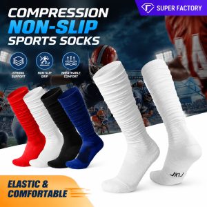 Extra Long Rugby Socks | Thick Cushion Cotton Knee High Sports Socks| Custom Sports Socks Manufacturer