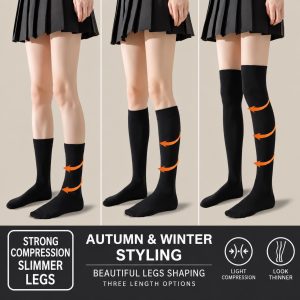Women’s Thigh High Socks | Stretchy Fashion Knee High Long Socks | Custom Compression Socks Manufacturer