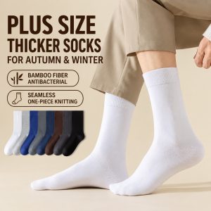 Men’s Cotton Thermal Crew Socks | Thick Antibacterial Winter Socks l Socks Manufacturer