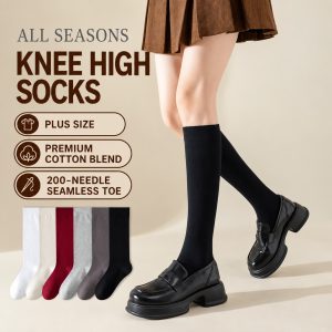Women’s Compression Knee High Socks | Slim Fit Calf Socks | school socks
