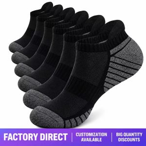 Men's Cushion Running Ankle Socks | Breathable Terry Sole