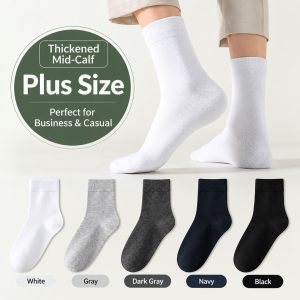 Men’s Cotton Dress Socks | Thick Business Crew Socks l Crew Socks Manufacturer