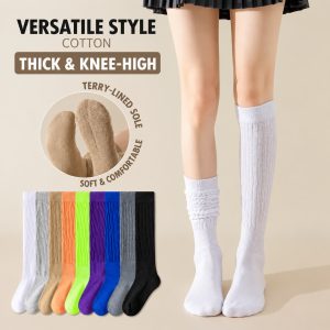 Women’s Fleece Lined Slouch Socks | Thick Warm Winter Socks