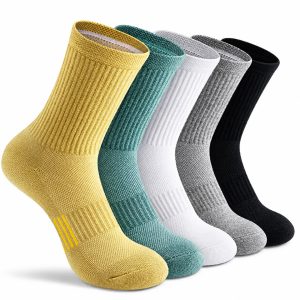 Women's Thick Cushion Cotton Hiking Socks | Moisture Wicking Terry Sole Outdoor Sports Socks